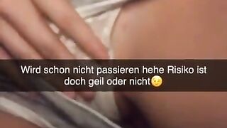 German Cheerleader wants to fuck Classmate on Snapchat