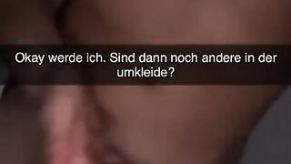 German Cheerleader wants to fuck Classmate on Snapchat