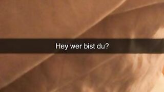 German Cheerleader wants to fuck Classmate on Snapchat