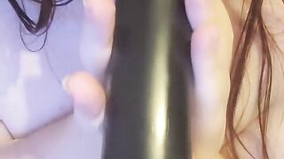 BBW Queen sucks a thick black cock