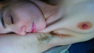 PinkMoonLust Nasty Dirty Tongue Fetish Slut Hairy Hirsute Armpits Furry Pits Hair Fetish