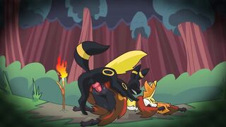 Umbreon X Delphox! Pokemon Hentai