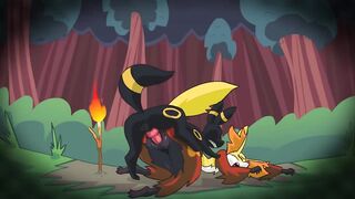 Umbreon X Delphox! Pokemon Hentai