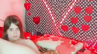 Valentine's Day, nude anal toy show