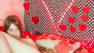 Valentine's Day, nude anal toy show