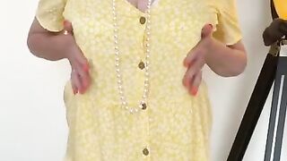 Annabel’s yellow summer dress