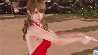 Dead or Alive Xtreme Venus Vacation Monica Valentine's Day Pose Cards Fanservice Appreciation