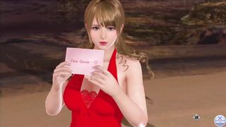 Dead or Alive Xtreme Venus Vacation Monica Valentine's Day Pose Cards Fanservice Appreciation