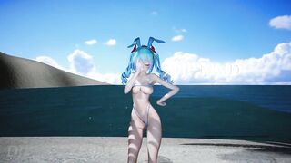 Miku - T-Ara - Bunny Style - Beach Stage 1287