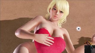 Dead or Alive Xtreme Venus Vacation Tamaki Valentine's Day Heart Cushion Pose Nude Mod Fanservice Ap