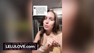 Babe having fun on TikTok, explaining about catfish & romance scams, big tits JOI & more - Lelu Love