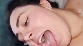 Fit brunettes first time sucking a bwc pov