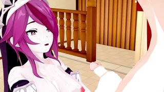 Rosaria Genshin Impact 3D HENTAI 4/12