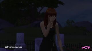 She goes to the cemetery for one last fuck with her boyfriend