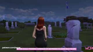 She goes to the cemetery for one last fuck with her boyfriend