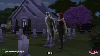 She goes to the cemetery for one last fuck with her boyfriend