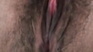 latina masturbates and cums - closeup