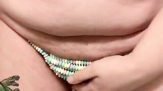 Pissing in candy g-string for Daddy (custom request)