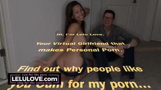 Homemade couple talking behind the porn scenes while she has her tits out about candid daily life and adventures - Lelu Love