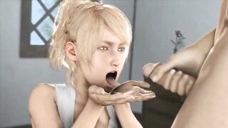 Lady Lunafreya Loves Her Cum