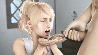 Lady Lunafreya Loves Her Cum