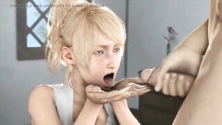 Lady Lunafreya Loves Her Cum