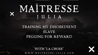 Training my Disobedient Slave - Whipping, Pegging Ballbusting - Mistress Julia Teaser