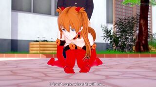 Asuka doggy style : Neon Genesis Evangelion Hentai Parody