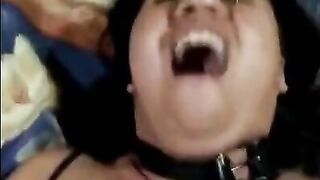 My stepmom slut likes to be my slave and I fuck her hard