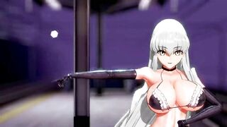 Code Geass C.C. Lupin R18MMD Code Geass Men's KKVMD - White Hair Color Edit Smixix