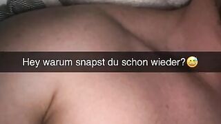 Cheating girlfriend wants to fuck classmate on Snapchat German