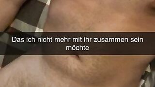 Cheating girlfriend wants to fuck classmate on Snapchat German