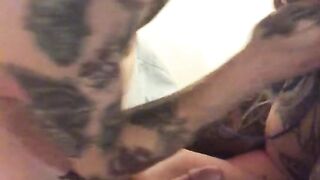 Asian tattoo big tits fucks red hair punk metalhead pov reality sloppy sex interracial