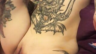 Pov angle big dick red hair redhead tattoo asian big tits slow deep sex fuck punk metal couple