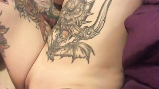 Pov angle big dick red hair redhead tattoo asian big tits slow deep sex fuck punk metal couple