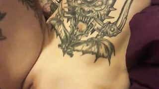 Pov angle big dick red hair redhead tattoo asian big tits slow deep sex fuck punk metal couple