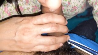 Close up Hindi blowjob