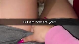 Cheerleader wants to fuck classmate on Snapchat