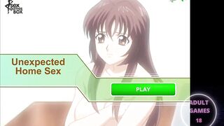 Hentai unexpected home sex