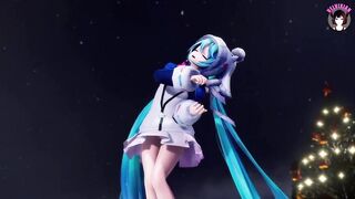 Hatsune Miku Dancing (Cute Ass Panties) + Gradual undressing (3D HENTAI)