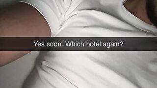 Teen fucks best friend in Hotel Room Snapchat