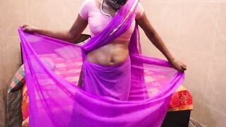 INDIAN TAMIL BEST SEXY GIRL WEAR THA SAREE