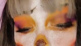 (SEXTPANTHER: Flamefairy ) I LOVE BEING A MESSY LITTLE CLOWN SLUT ????????????????