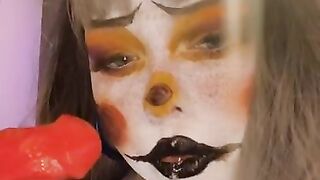 (SEXTPANTHER: Flamefairy ) I LOVE BEING A MESSY LITTLE CLOWN SLUT ????????????????