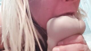 Pussy doll lick, fingering and fist