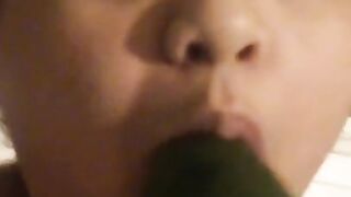 Cucumber sucking