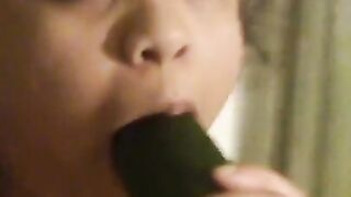 Cucumber sucking