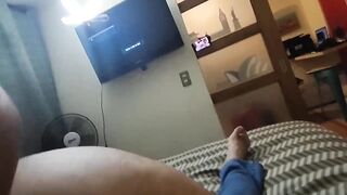 Fat slut cheating wife fucks with her fat trucker lover with super cock