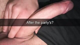 Turkish Stepsister wants to fuck during sleepover Snapchat