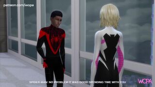 SPIDER GWEN BETRAYING SPIDER-MAN - HE FOLLOWS AND SPYS